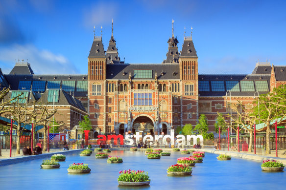The Rijksmuseum is a highlight of Amsterdam.