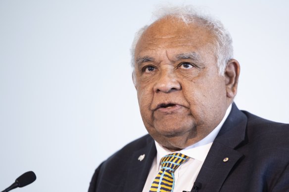 Tom Calma is backing the vice chancellor.