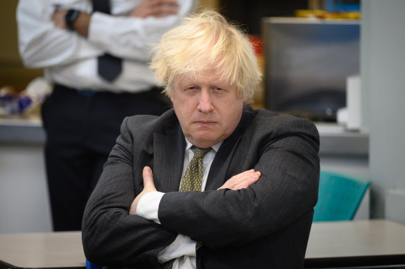Prime Minister Boris Johnson on Thursday a few hours before the by-election defeat. 