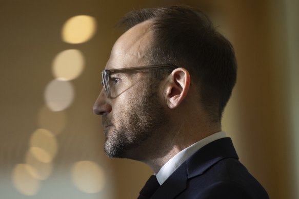 Greens leader Adam Bandt supports embattled Labor senator Fatima Payman.