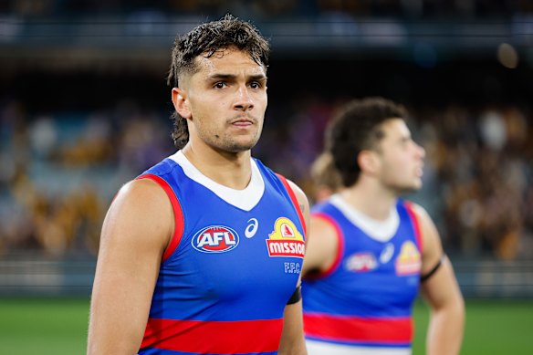 Jamarra Ugle-Hagan, an NGA graduate, is on a leave of absence from the Bulldogs.