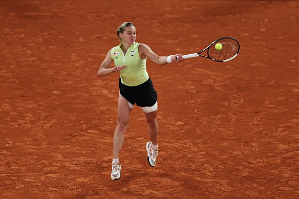Maja Chwalinska is into the Roland-Garros final.
