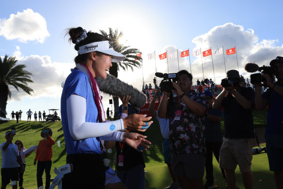 Grace Kim took just three tournaments to break through on the LPGA Tour.