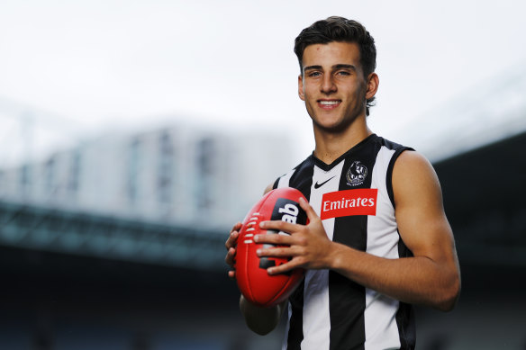Nick Daicos is raring to prove himself at the Pies.