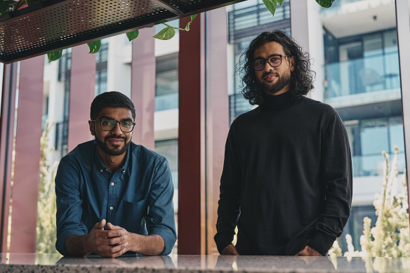 Sleeping Duck co-founders Selvam Sinnappan (left) and Winston Wijeyeratne.