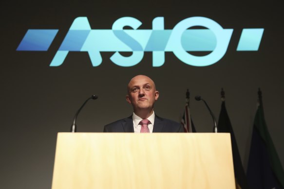 Director-General of Security Mike Burgess made his annual threat assessment speech in Canberra on Wednesday.