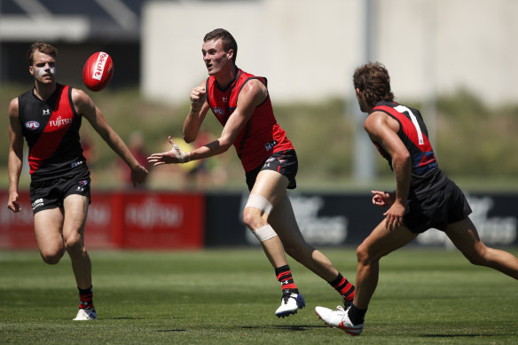 Nik Cox will be one of five new faces for the Bombers in round one.