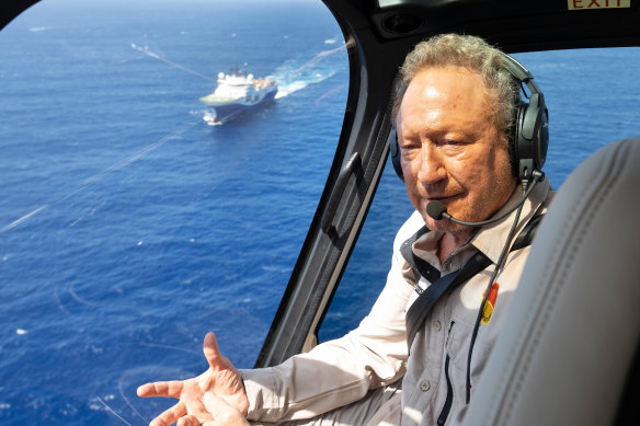 Andrew Forrest wants all projects in Australia  to be judged on their climate impact.