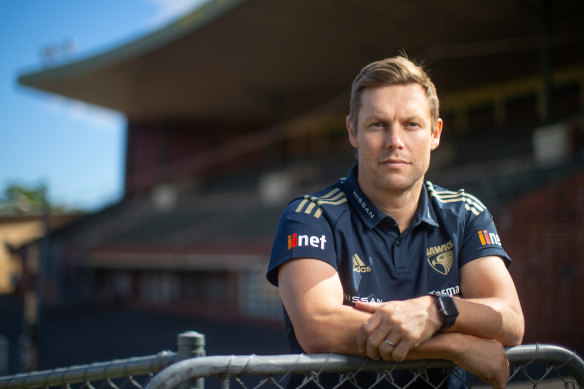 New Hawthorn senior coach Sam Mitchell.