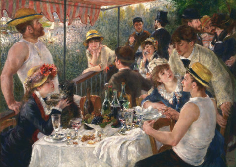 Pierre-August Renoir’s Luncheon of the Boating Party. According to Edward Slingerland, alcohol was the catalyst for the rise of massive civilisations.