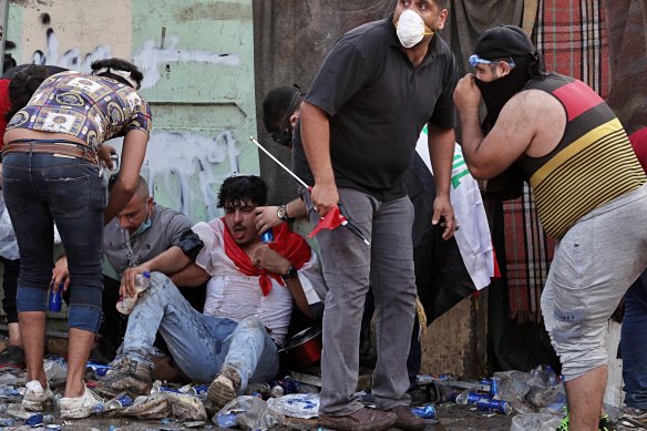 Iraqis have taken to the streets this month protesting against corruption and economic insecurity.