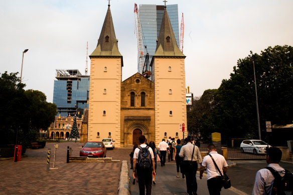 St John’s was declared an Anglican parish in 1802.