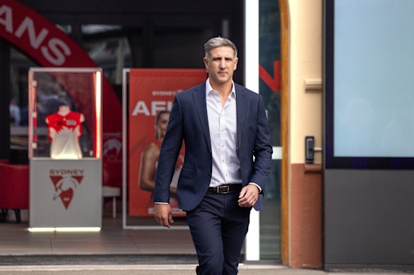 Sydney Swans CEO Matthew Pavlich.