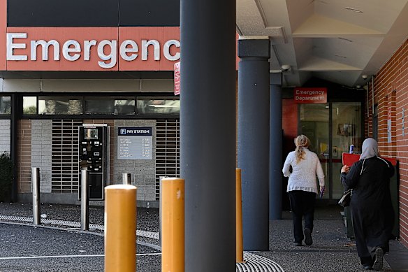 Emergency room visits increase during heat waves.