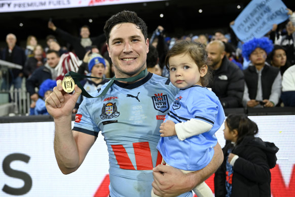 Man of the match Mitchell Moses had the game of this life for the Blues at the MCG.