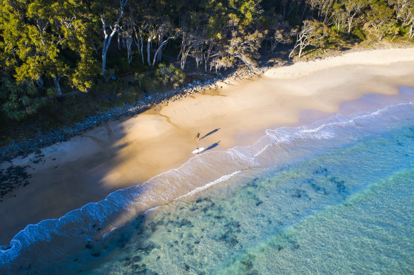 Tea Tree Beach in Noosa, only a few hours north of Brisbane. 