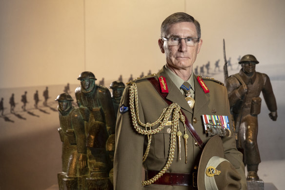 Chief of the Defence Force General Angus Campbell offered to hand back his Distinguished Service Cross.