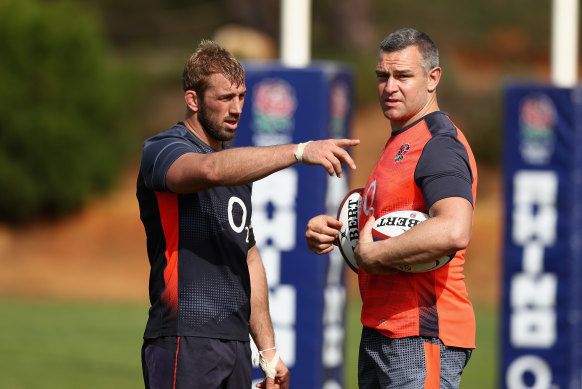 Jason Ryles during his work with England rugby.