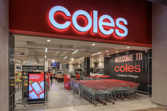 Coles says its staff are encouraged to help shoppers wherever possible.