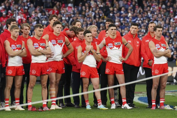 The Swans were dismantled by Geelong in their last grand final outing two years ago.