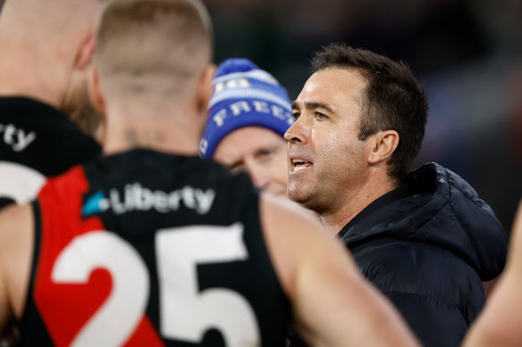 Brad Scott, senior coach of the Essendon Bombers.