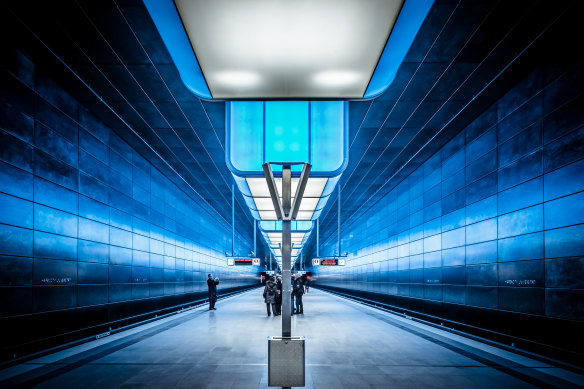 The architecture of HafenCity, Hamburg.