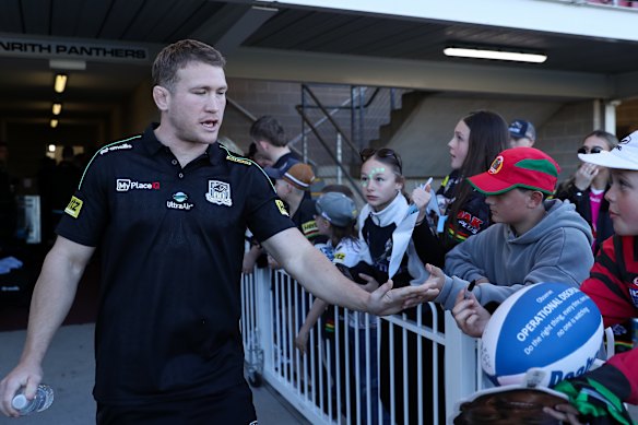 Mitch Kenny was in Mudgee on Saturday for the Panthers’ big win over Canberra.