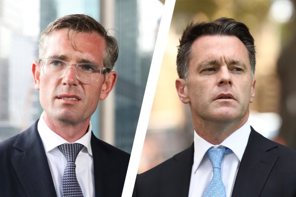 NSW Premier Dominic Perrottet and Opposition Leader Chris Minns have differing approaches to gambling reform.