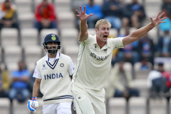 Kyle Jamieson defeated India’s then captain Virat Kohli in the 2021 World Test Championship final.