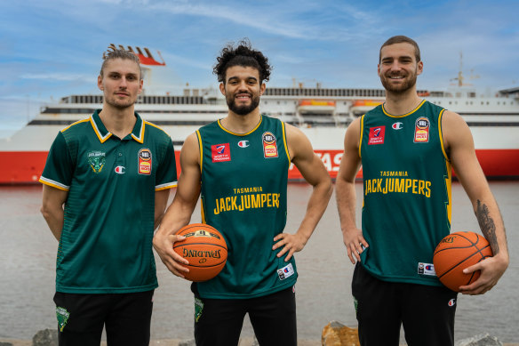 JackJumpers (from left): Matt Kenyon, Sam McDaniel and Jack McVeigh.