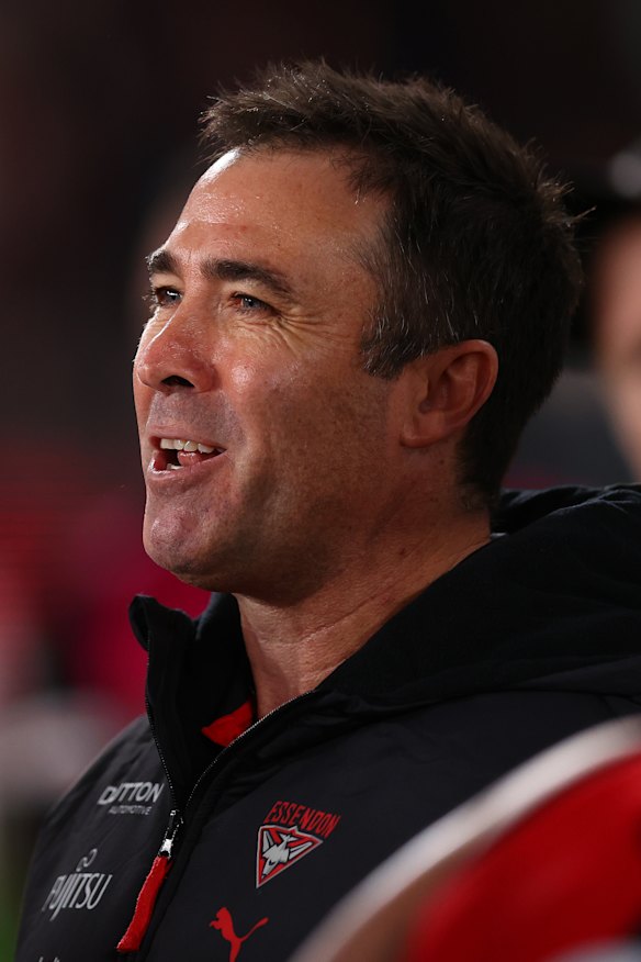 Essendon coach Brad Scott.