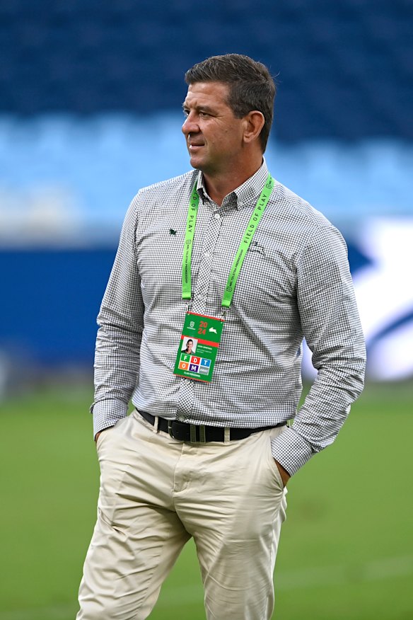 Jason Demetriou at Allianz Stadium on Friday.