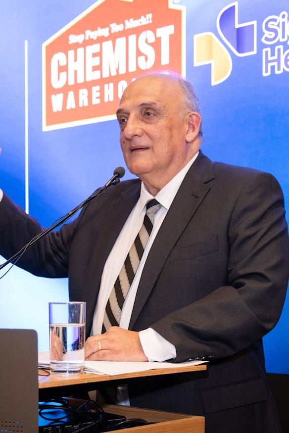 Chemist Warehouse co-founder and CEO Mario Verrocchi.