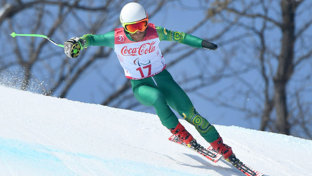 Mitch Gourley featured in five alpine events at these Winter Games.
