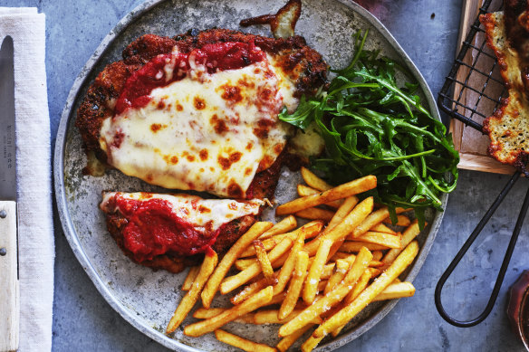 Adam Liaw recipe: Chicken parmigiana.