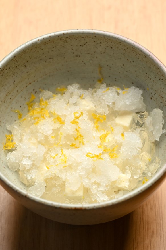 Tofu dessert.