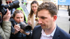 Christopher Cash arrives at Westminster Magistrates Court ahead of a hearing over allegations of spying for China. 