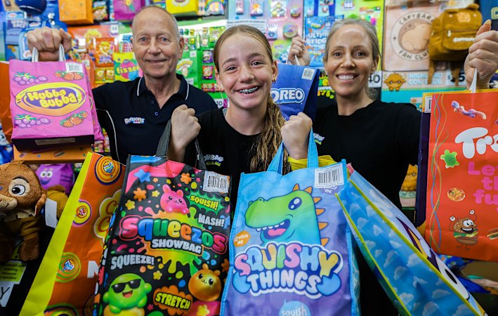 This family has been selling showbags since 1947. These are their favourites
