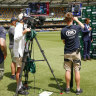 Primary and backup generators powering the global broadcast of the Gabba Test went down for about 25 minutes on day four.