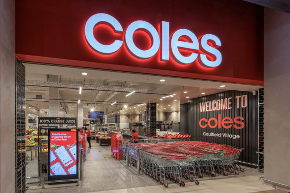 Coles is offering to assist customers with scanning bulky items.