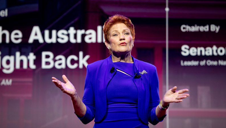 ‘Stupid’: Hanson blasts trans rights, renews attack on immigration