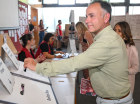 John Pesutto votes on Saturday.