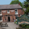 The Crooked House pub, which dates back to 1765, before it was reduced to rubble.