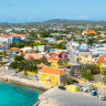 Colour in the cruise port and capital city Kralendijk, Bonaire one of the Caribbean Netherlands’ ABC Islands.