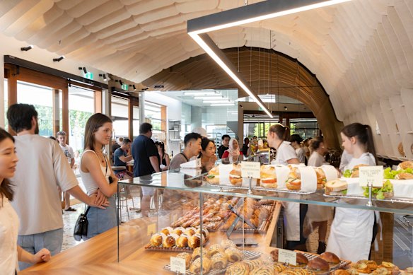 Inside Baker D. Chirico’s Newstead outlet.