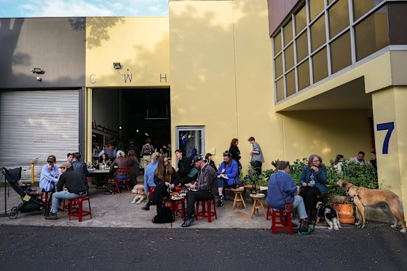 Northside Melburnians gather at Community Wine House.