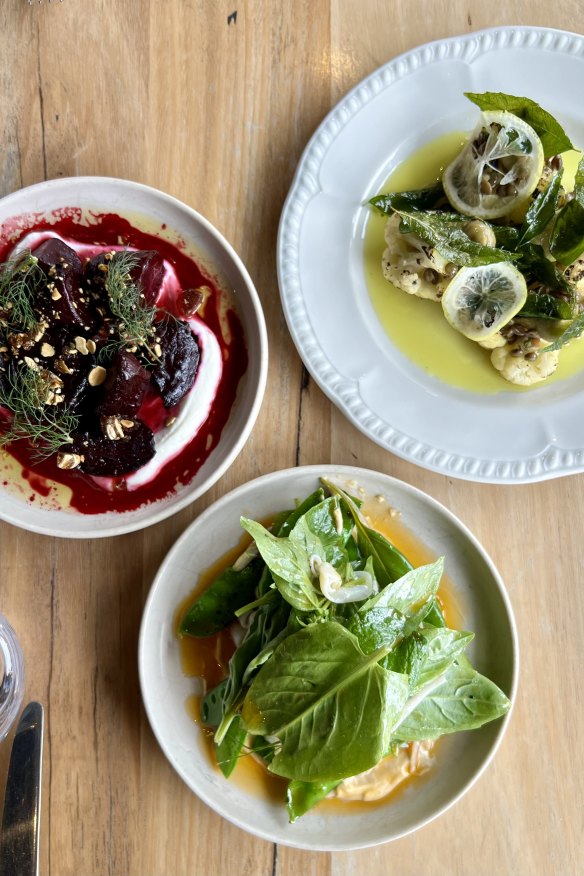 Assorted dishes.