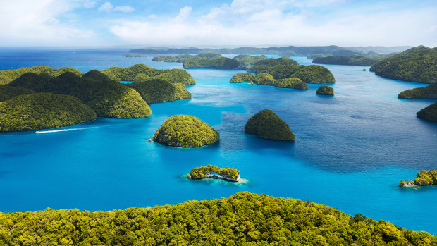 Palau, still relatively undiscovered.