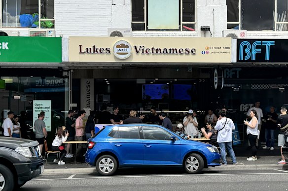 There's always a queue at Luke's.