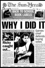 Flashback: The Sun-Herald reports Ricky Ponting's infamous night out.